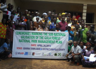 Liberia:Indigenous people validate Management Plan for Gola Forest National park