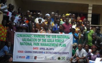 Liberia:Indigenous people validate Management Plan for Gola Forest National park