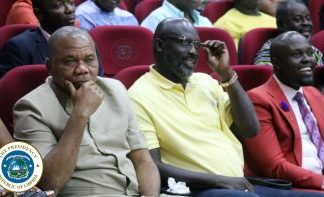 Weah Dedicates Personal movies theater