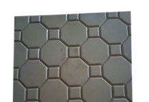 Young Nimbaian produces plastic floor ties