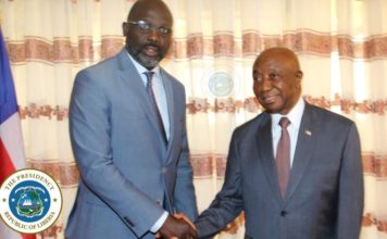 Former Ruling Party head meets President Weah
