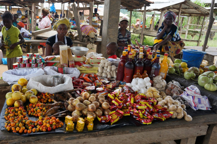 Local Market in Liberia