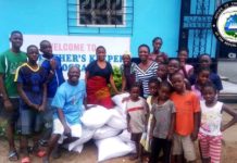 Liberia’s  First lady  gifts  several Orphans