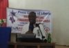 Simeon Freeman glares at Liberian Media