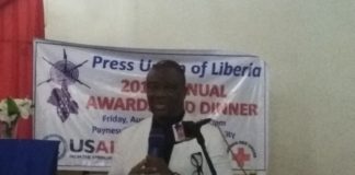 Simeon Freeman glares at Liberian Media