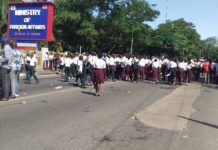 Liberia National Police condemns MCSS students protest