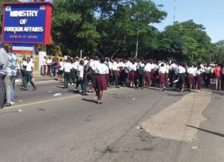 Liberia National Police condemns MCSS students protest