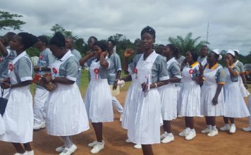 Nimba Community College caps 45 nursing students