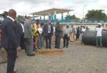 LWSC Inaugurates new water pineline