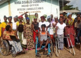 Nimba Disable Community cries on government for help