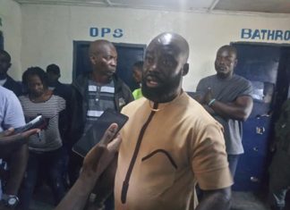 Gabriel Weah Movement for Peace Makes donation in Clay District