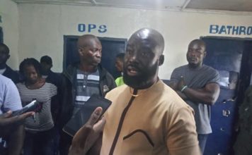 Gabriel Weah Movement for Peace Makes donation in Clay District