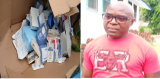 Local Bong  diaspora group presents assorted medical equipment