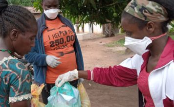 Girl Power donates assorted anti-COVID-19 Packages to several households in Nimba District#2