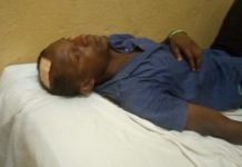 Roland Warner, a victim of gang attack suffers multiple wounds