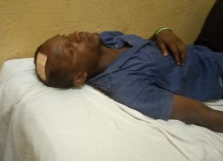 Roland Warner, a victim of gang attack suffers multiple wounds