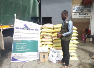 ‘Empathy Liberia’ gifts food items to several towns in Garwula and Tawor Districts