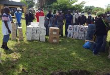 Former Senator Adolphus Dolo Makes huge donation to Nimba county