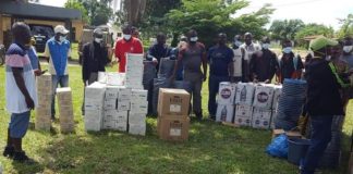 Former Senator Adolphus Dolo Makes huge donation to Nimba county