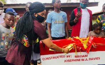 LWSC dedicates water pump in Peace Island Community;amid jubilation from senior government officials