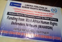Liberia Coalition for Human rights Defenders outline Challenges undermining victims’ rights