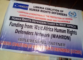 Liberia Coalition for Human rights Defenders outline Challenges undermining victims’ rights
