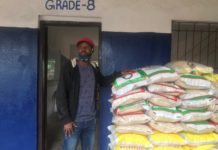 Open Bible School Alumni Association gifts teachers with COVD-19 relief items