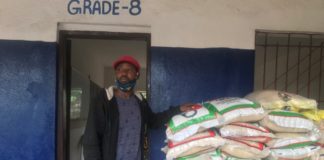 Open Bible  School Alumni Association gifts teachers with  COVD-19 relief items