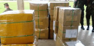 United States Defense Makes huge donation Armed Forces of Liberia