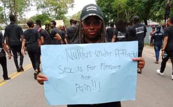 Anti-rape campaigners call for an end to rape in Liberia