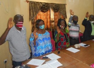 NTAL inducts Montserrado Branch Interim Leadership