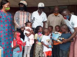 First Lady, Gender Ministry Put Smiles on Children’s faces
