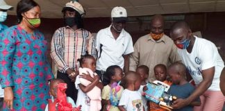 First Lady, Gender Ministry Put Smiles on Children’s faces