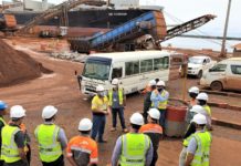 Top U.S. and the UK diplomats pay visit to Arcelor Mittal Liberia