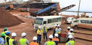 Top U.S. and the UK diplomats pay visit to Arcelor Mittal Liberia