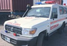 Bong County Health Team receives two ambulances from Ministry of Health