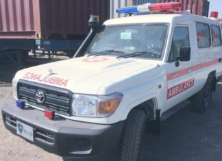 Bong County Health Team receives two ambulances from Ministry of Health