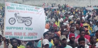 Margibi  motorcyclists back Rep. Ivar Jones senatorial bid