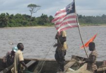 Liberian fishing communities decry poor working environment Kru cannoes at a fishing point in Marshall
