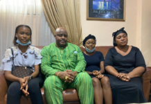 Liberian philanthropist awards University Scholarship to deceased auditor Albert Peters’ children