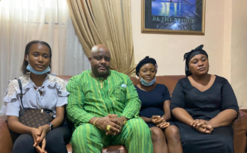 Liberian philanthropist awards University Scholarship to deceased auditor Albert Peters’ children
