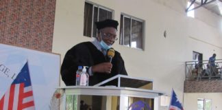 “Love what you choose  to do” Prof. Johnson Gwaikolo Tells BlueCrest University College Graduates