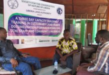 Liberia: SCNL blends Conservation with Customary Land Rights documentation to avoid encroachment on protected areas