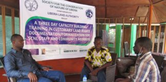 Liberia: SCNL blends Conservation with Customary Land Rights documentation to avoid encroachment on protected areas