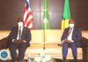 President Weah  in Brazzaville, Congo to participate  Nguesso’s inauguration