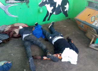 Liberian Police Gunned Down Five Armed Robbers in popular Redlight District Market