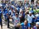 Chelsea Fans in Liberia celebrate club champion league victory