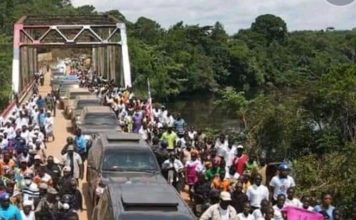 President Weah receives ‘rousing’ welcome in opposition Party stronghold Lofa