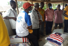 LACE boss gifts several assorted food materials in Lofa County