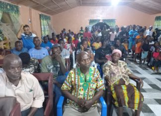Dennis Garsinii holds acquaintance meeting with Kokoya citizens for 2023 representative election